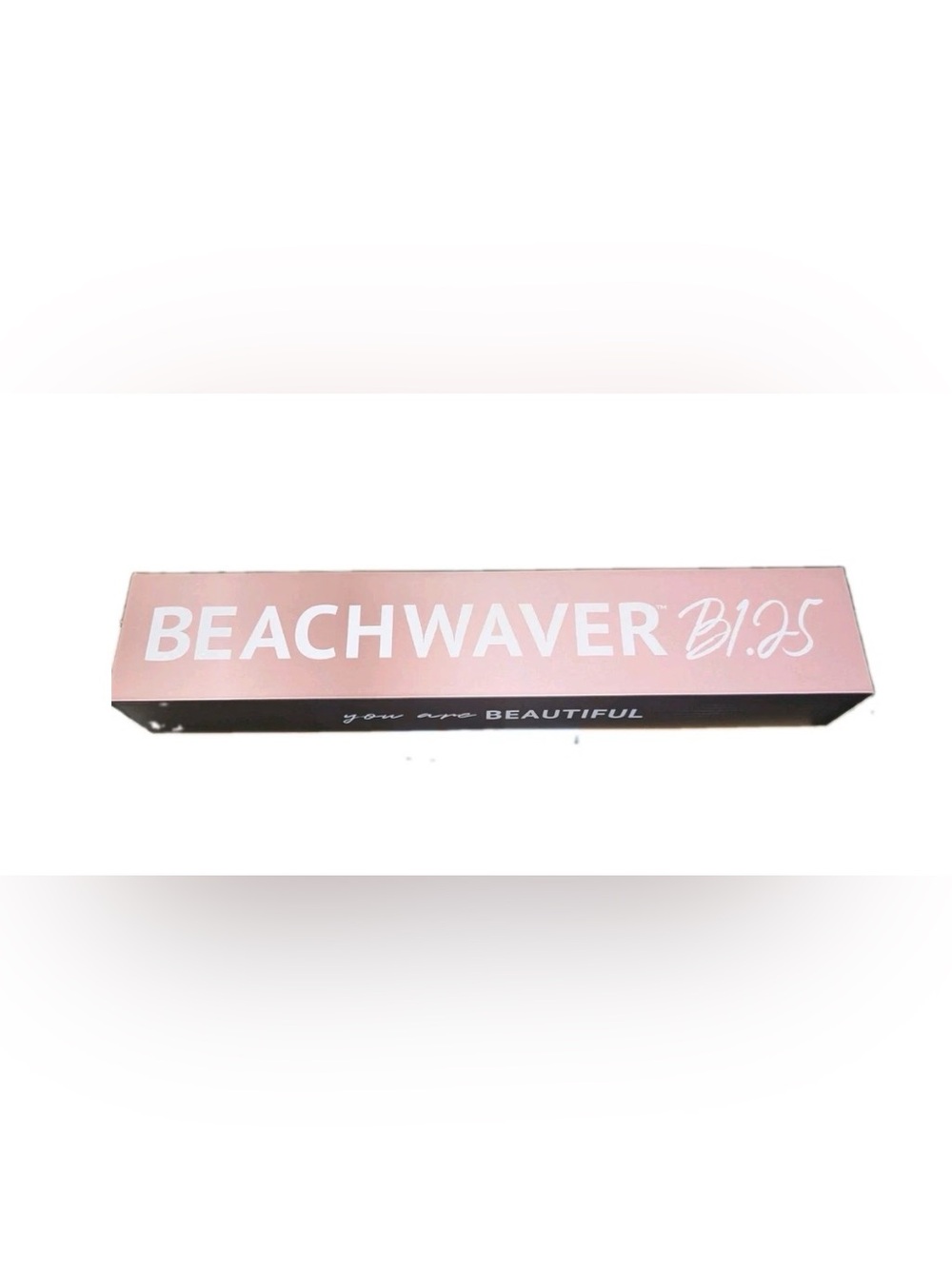 BEACHWAVER rose gold b1.25 curling iron NIB